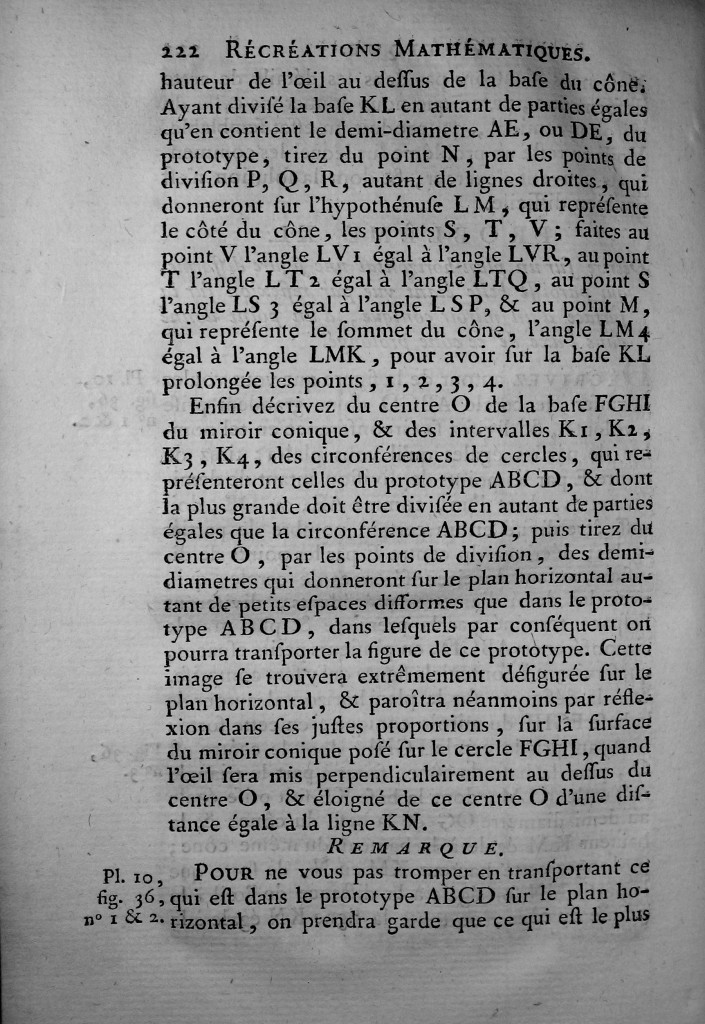 Récréations mathématiques et physiques - Ozanam - vol 2 - p222